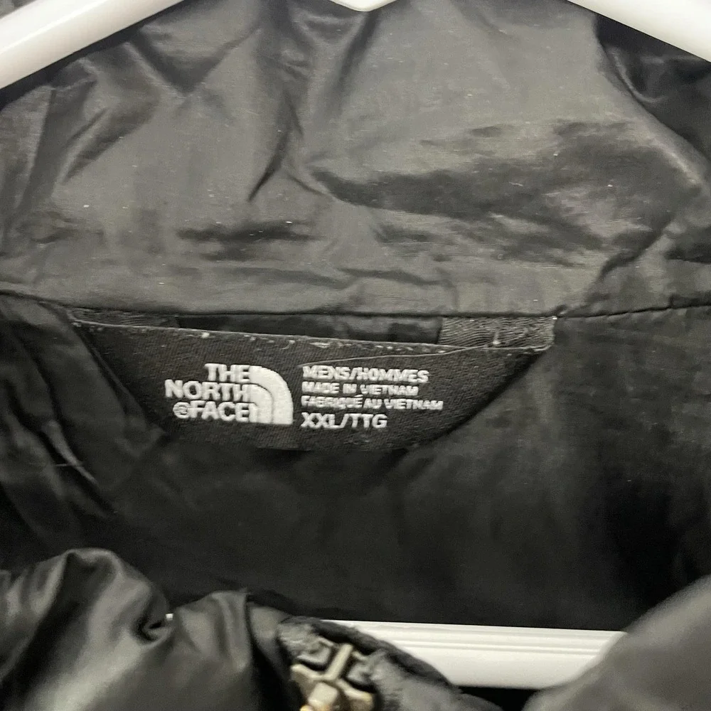 The North Face Thermoball Jacket Mens 2XL Black Puffer Quilted Full Zip READ